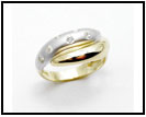 prstenje - prsten belo žuto zlato